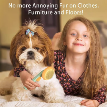 Globify™ Self-Clean Grooming Brush
