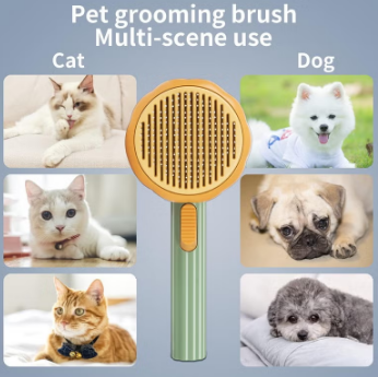 Globify™ Self-Clean Grooming Brush
