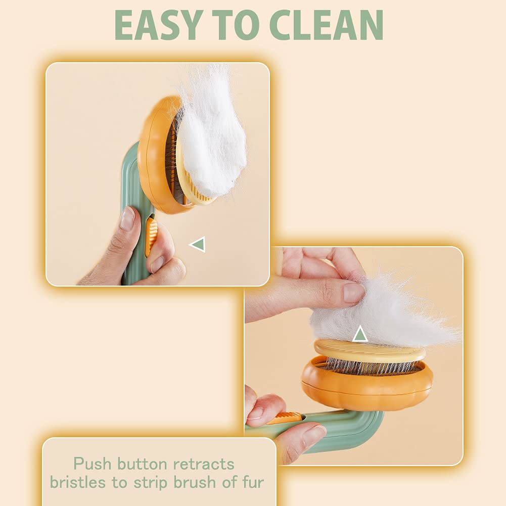 Globify™ Self-Clean Grooming Brush